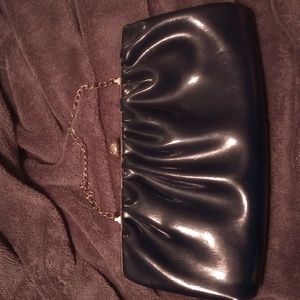 Navy blue clutch